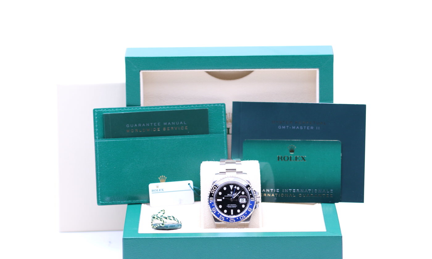 Rolex GMT Master II 126710BLNR Batman Oyster Stainless 2021 Unworn