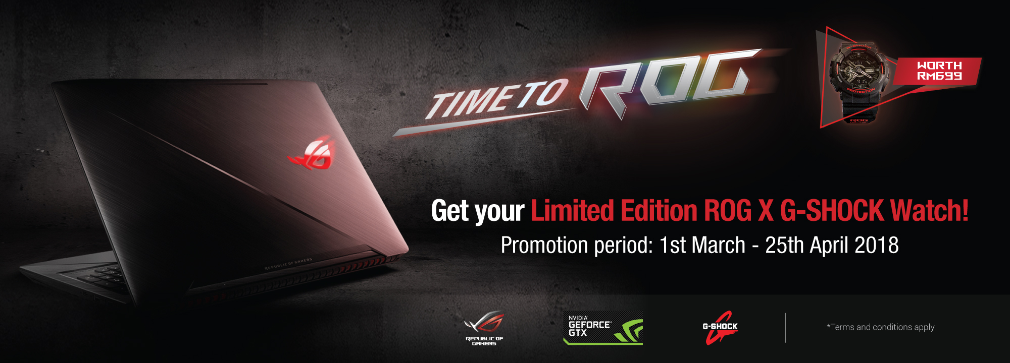 Here S How You Can Get The Limited Edition Rog X G Shock Watch Nasi Lemak Tech