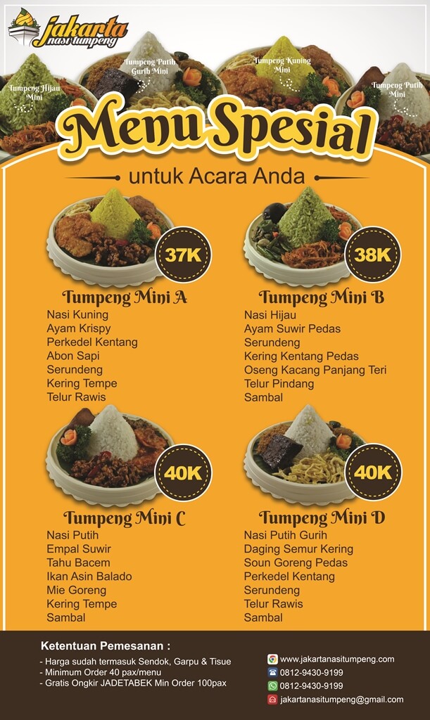 Tumpeng Mini Jakarta Nasi Tumpeng