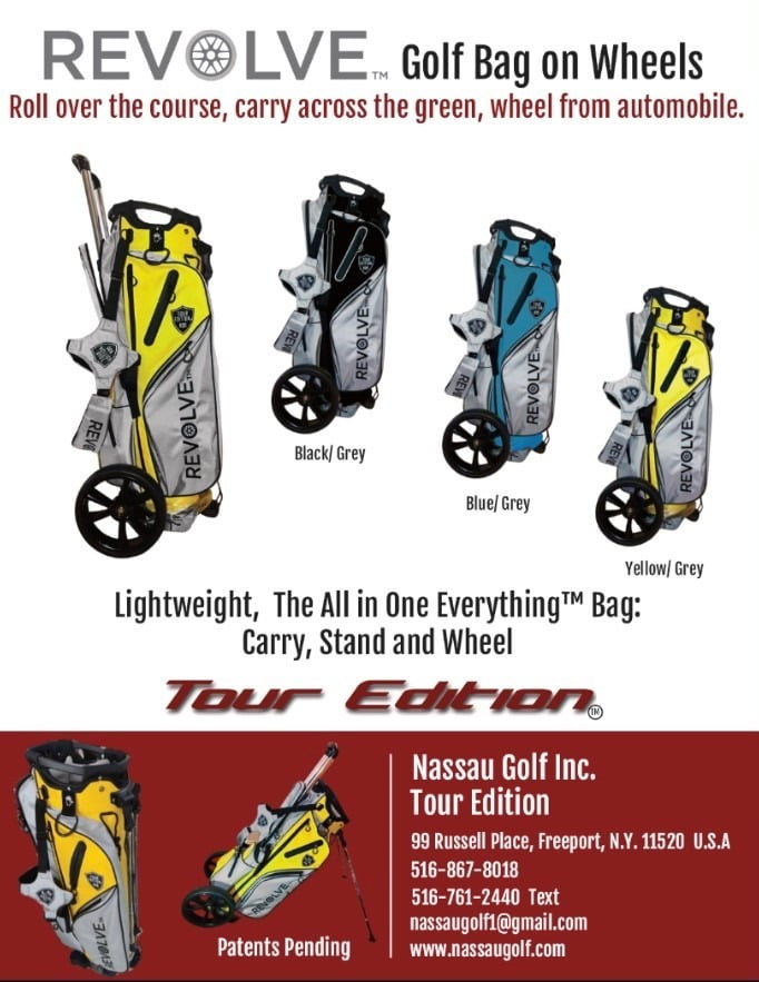 REVOLVE GOLF BAGS Nassau precision Casting Co, Inc