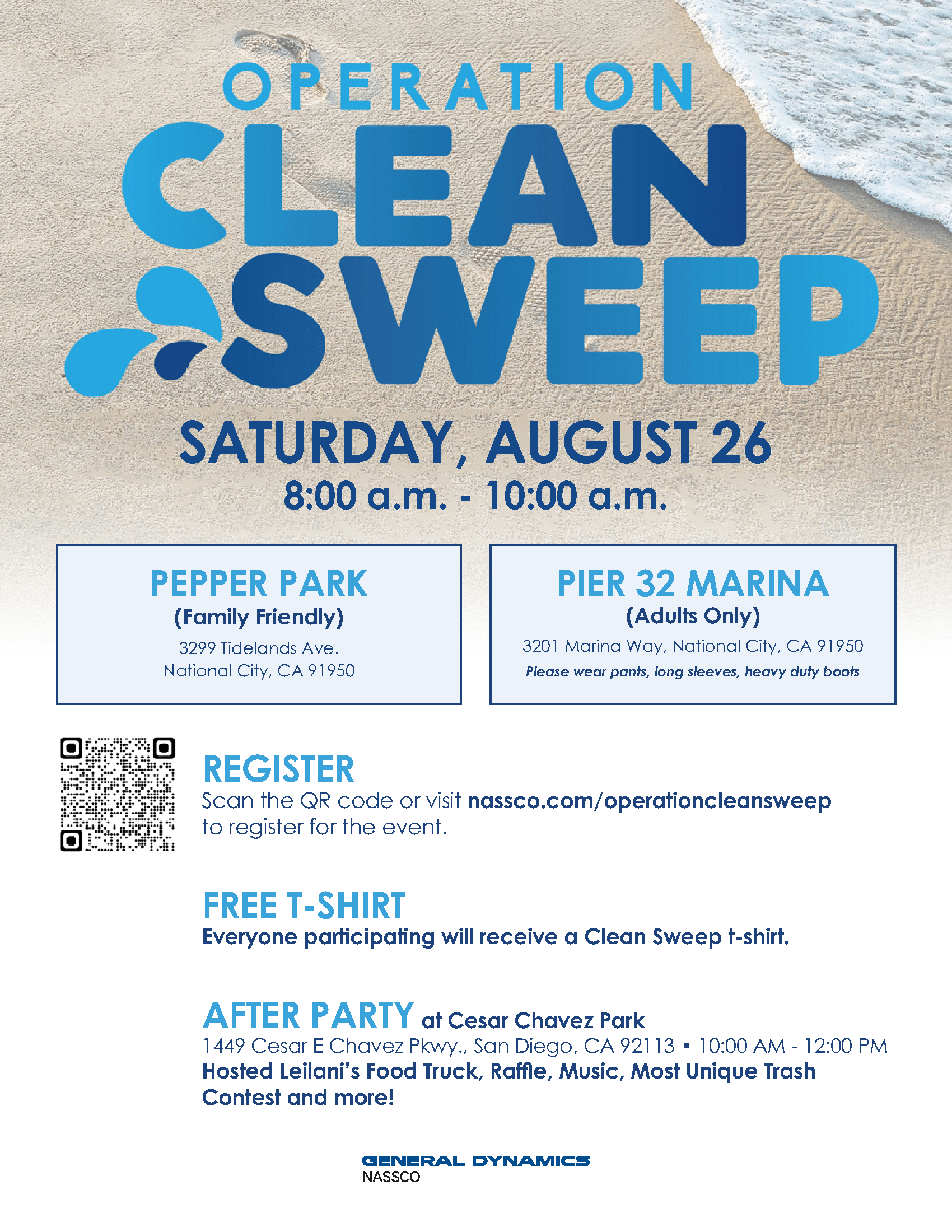 Operation Clean Sweep Confirmation General Dynamics NASSCO