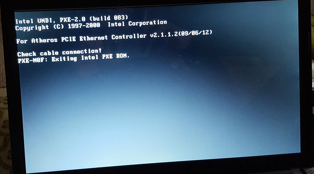 Ways to fix the "Check cable connection" error