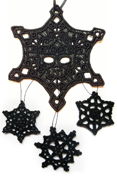 Goth Christmas Decor GothicChristmasdecorations2 Kaleidoscope effect