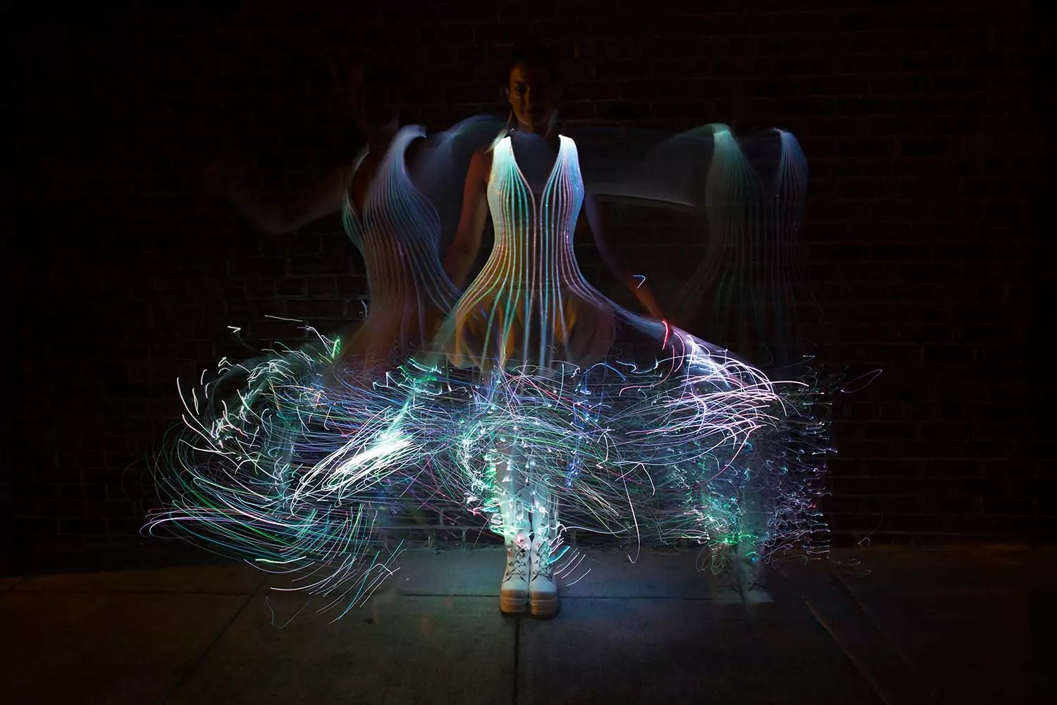 Fiber Optic Dress Natalie Walsh