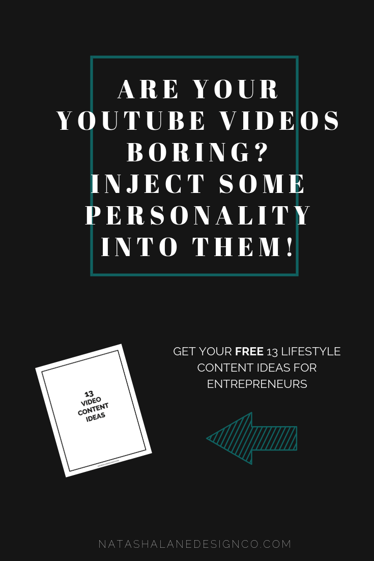 13 video content ideas for you business Natasha Lane Design Co.