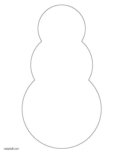 Free Printable Snowman Templates - The Artisan Life