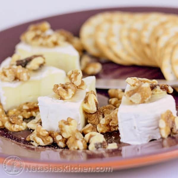 Brie with Walnuts and Honey
