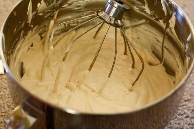 whipping cream and sweetened condensed milk frosting