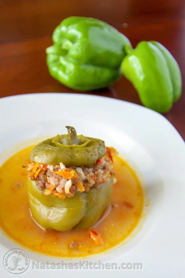Beef Stuffed Bell Peppers Recipe Natasha's Kitchen