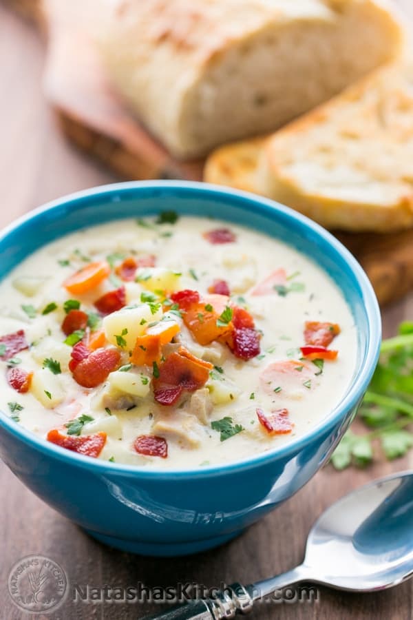 clam chowder recipe with milk