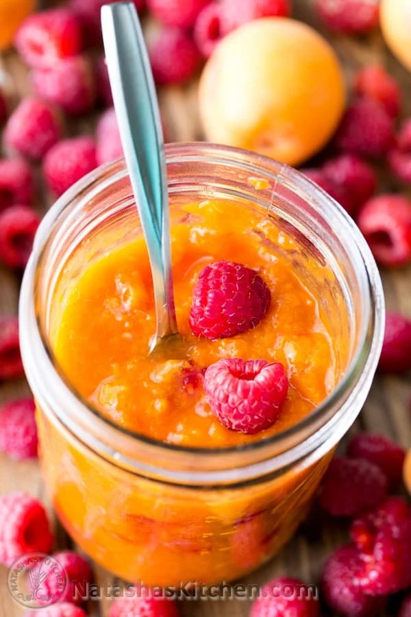 Apricot Raspberry Preserves, Refrigerator Apricot Preserves