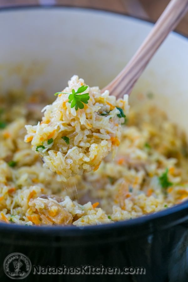 Creamy Chicken and Rice Recipe, OnePot Meal