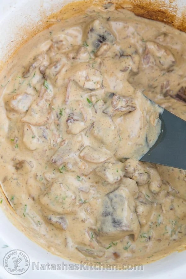 Slow Cooker Beef Stroganoff, Crock Pot Beef Stroganoff