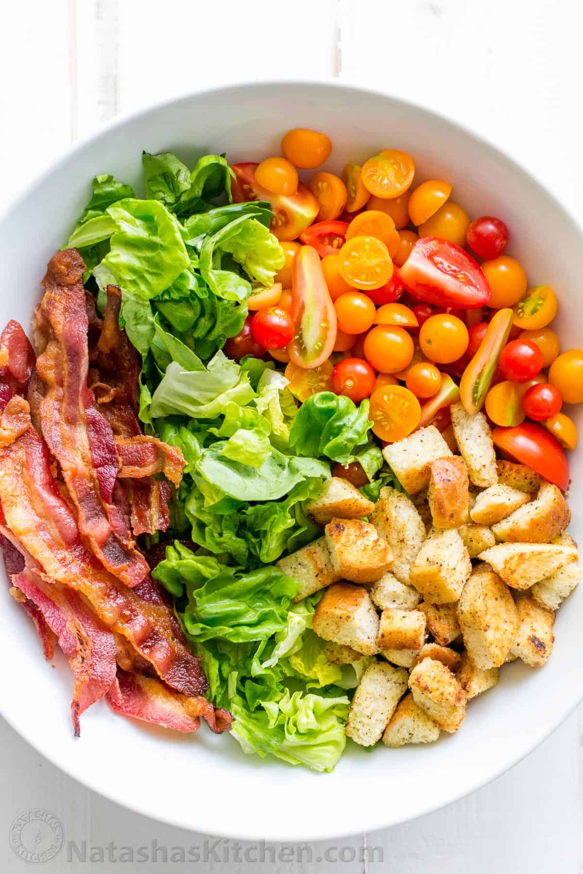 BLT Salad Recipe + Best BLT Salad Dressing!
