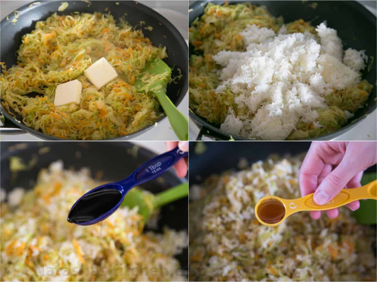 Cabbage Fried Rice Recipe Natasha's Kitchen