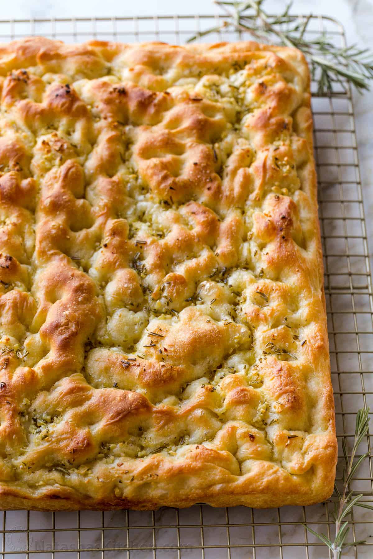 Focaccia Bread Recipe (VIDEO)