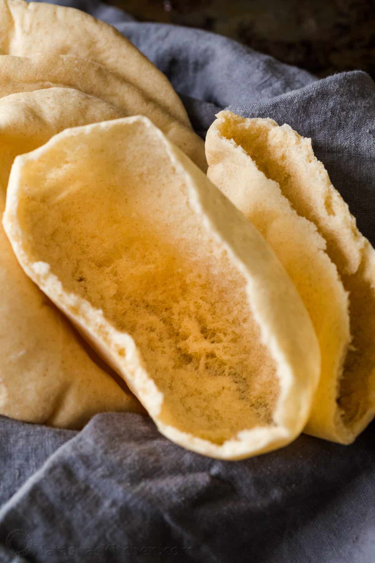 Pita Bread Recipe (Oven or Stovetop)