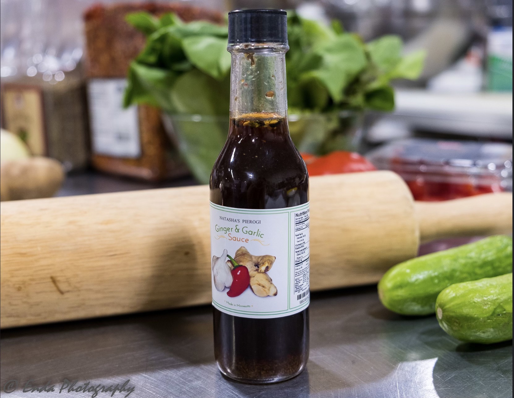 Medium Ginger Garlic Sauce 5 oz. Natasha's Pierogi