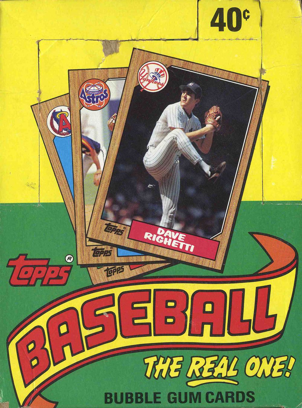Item Detail 1987 Topps Baseball Cards Box 36 Packs Per Box, 17