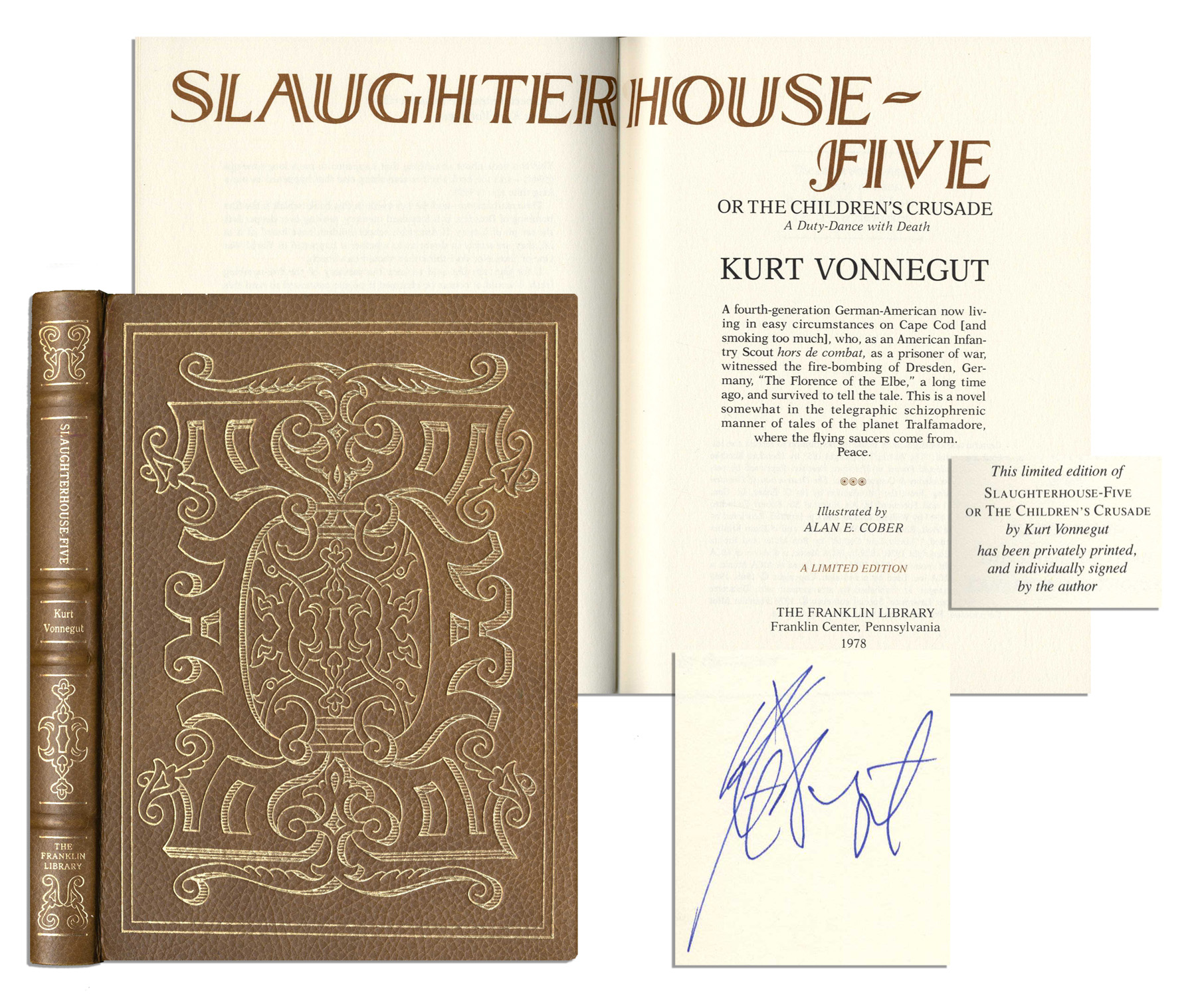Lot Detail Kurt Vonnegut Signed ''SlaughterhouseFive'' Classic