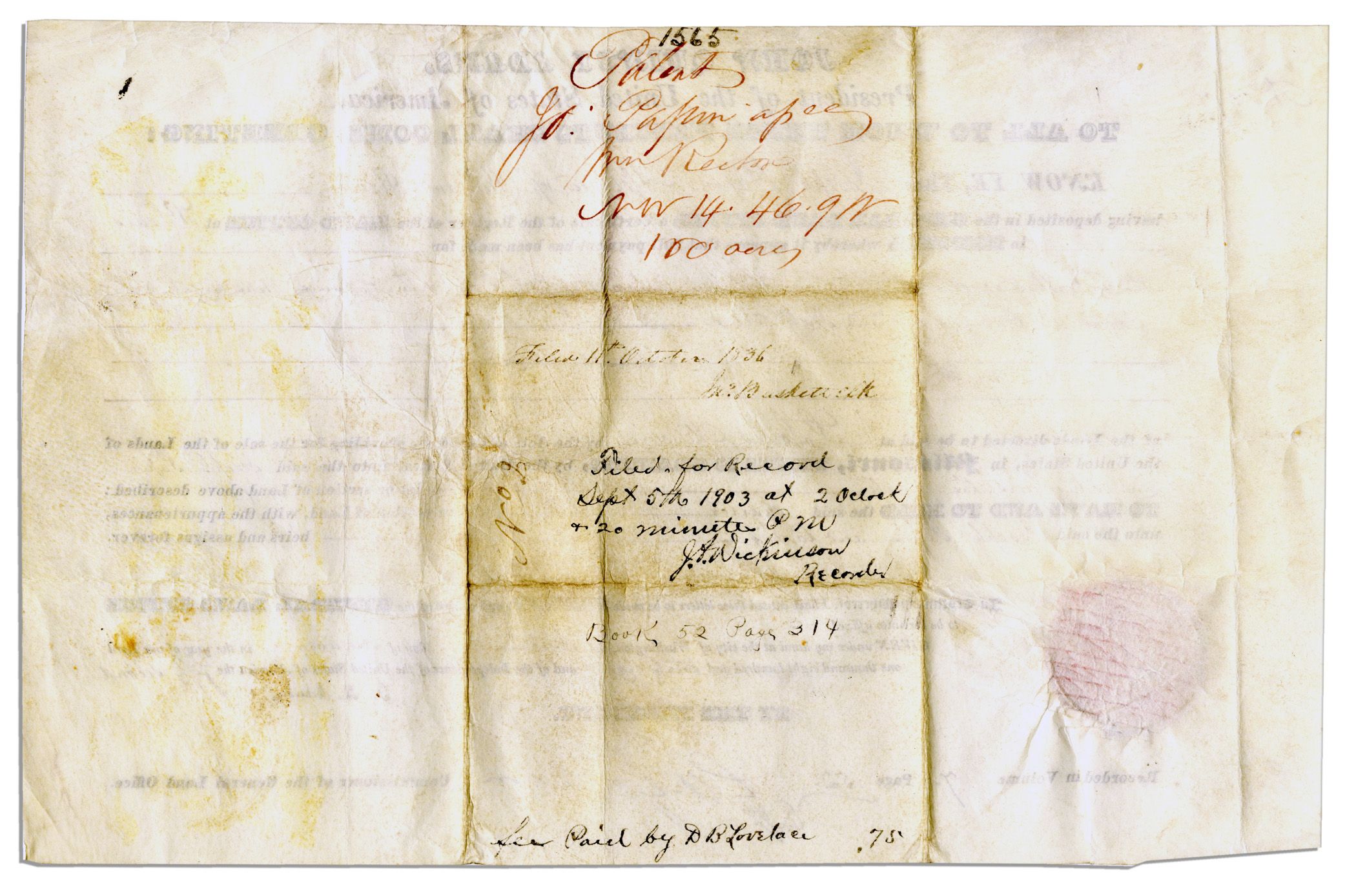 Lot Detail President John Quincy Adams Document Signed 1828