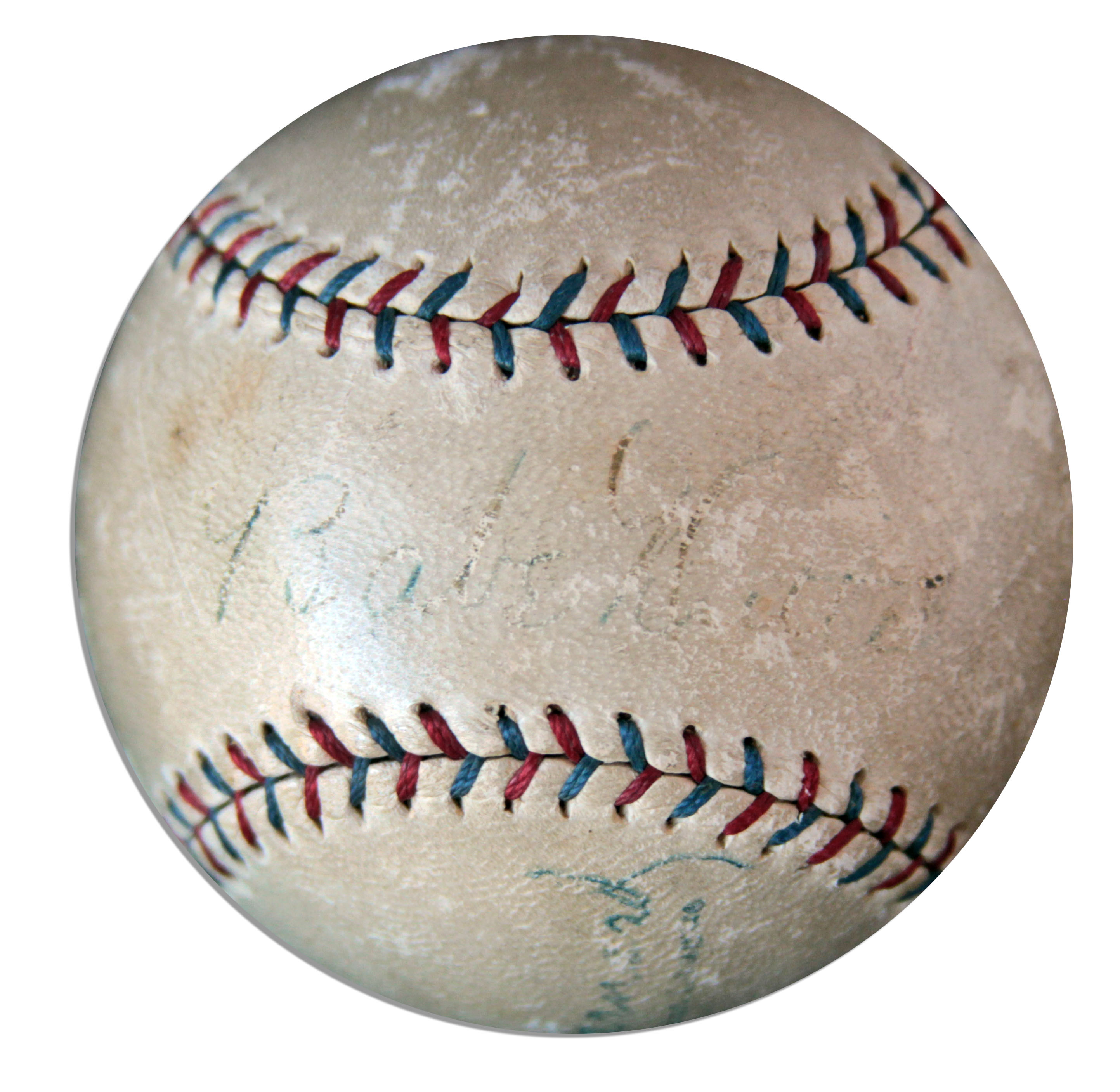 Lot Detail Babe Ruth Single Signed Baseball Signed on the Sweet