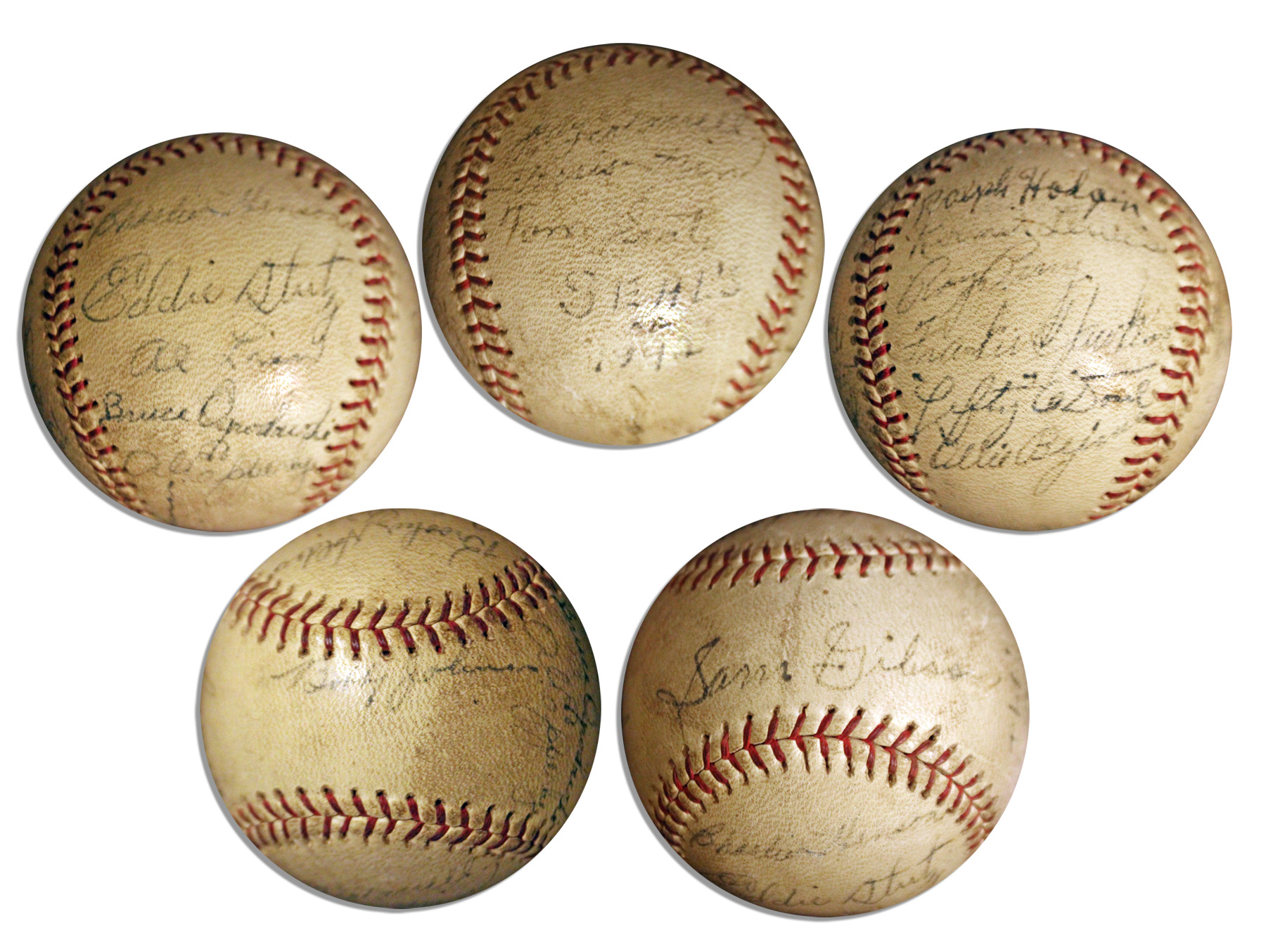 Lot Detail San Francisco Seals 1942 Team Signed Baseball Signed by