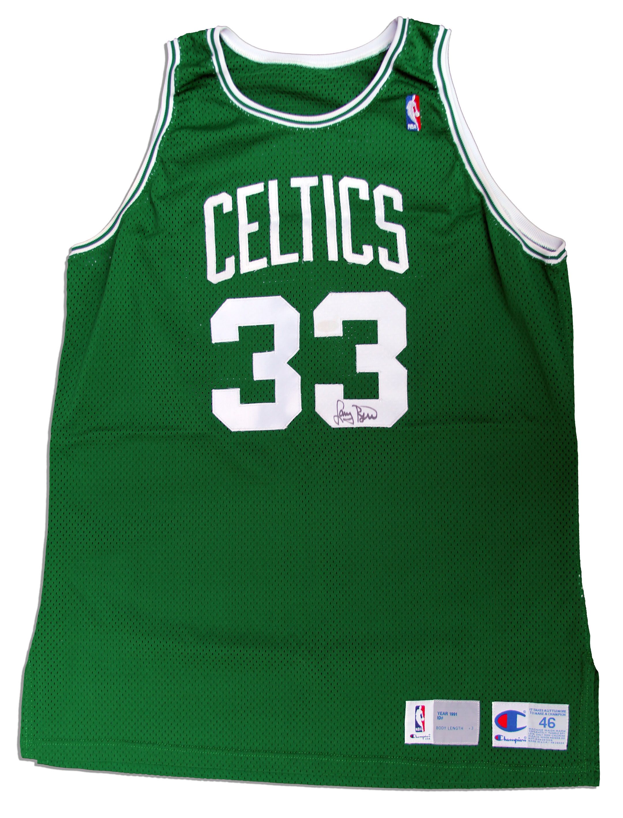 Lot Detail Larry Bird Signed & Game Worn Celtics Jersey From His