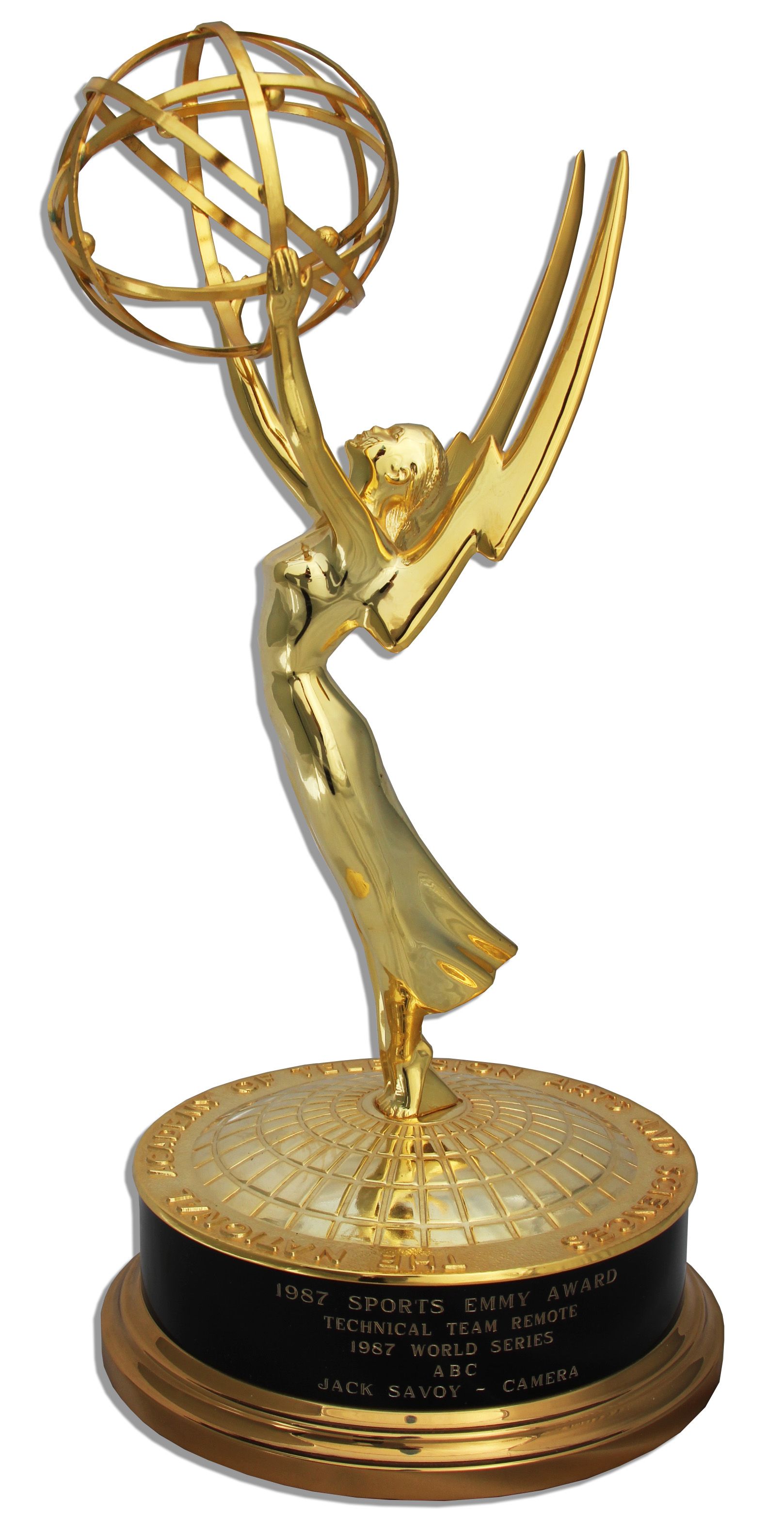 Lot Detail World Series 1987 Sports Emmy Award
