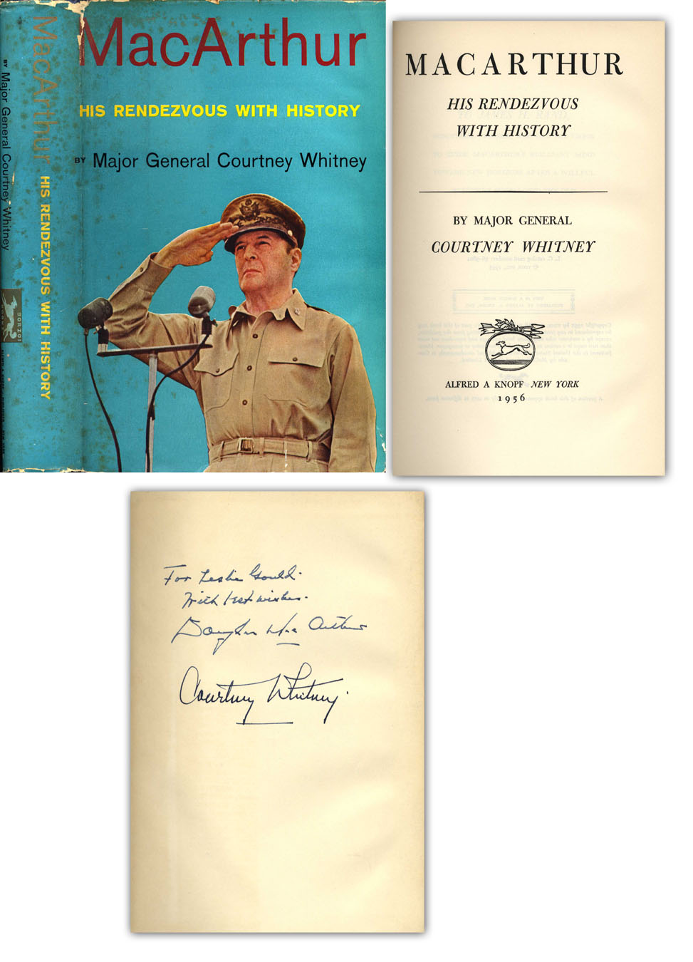 Lot Detail General Douglas MacArthur Signed Copy of ''MacArthur, His