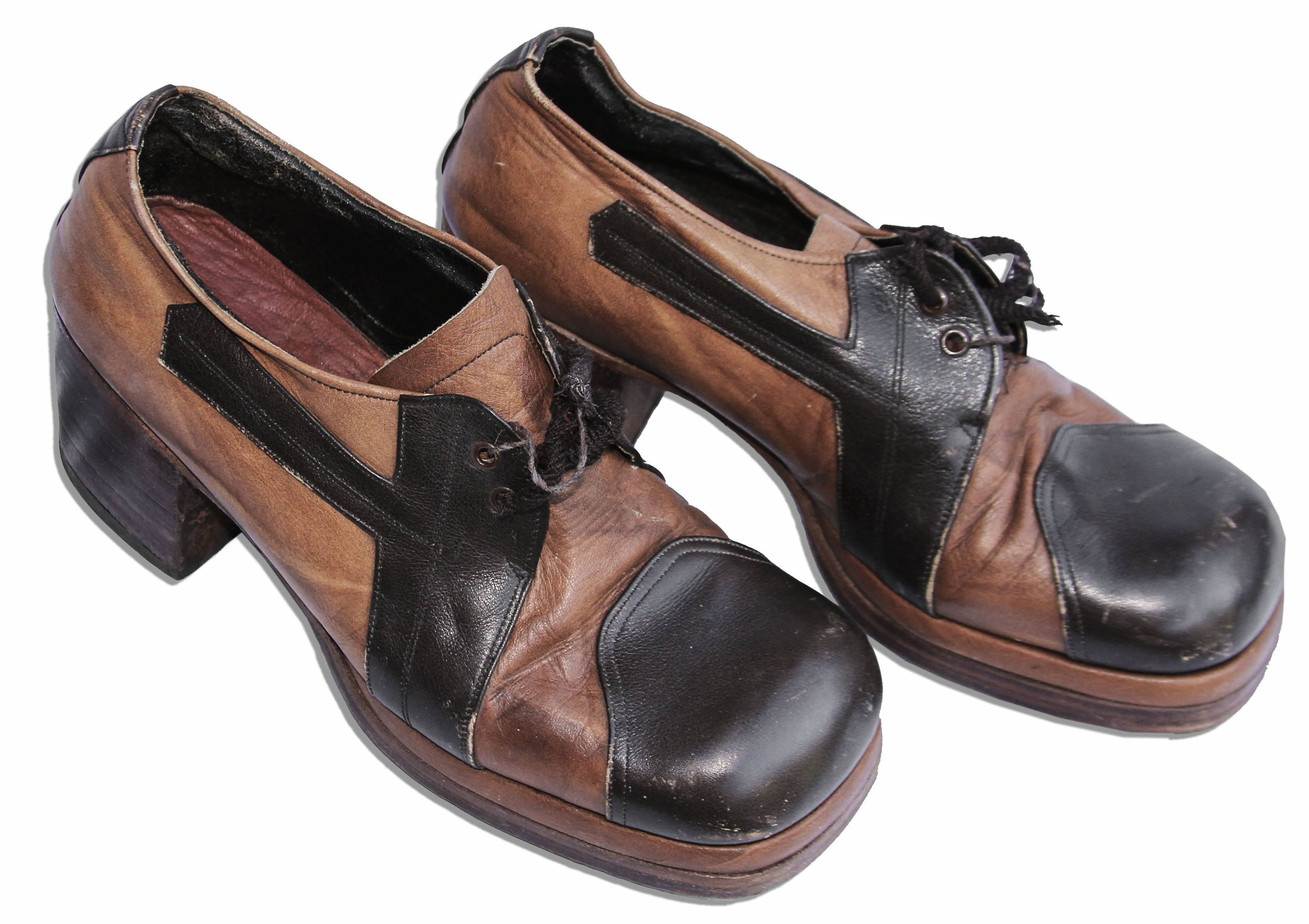 Lot Detail Bruce Lee's Personally Owned & Worn Platform Shoes