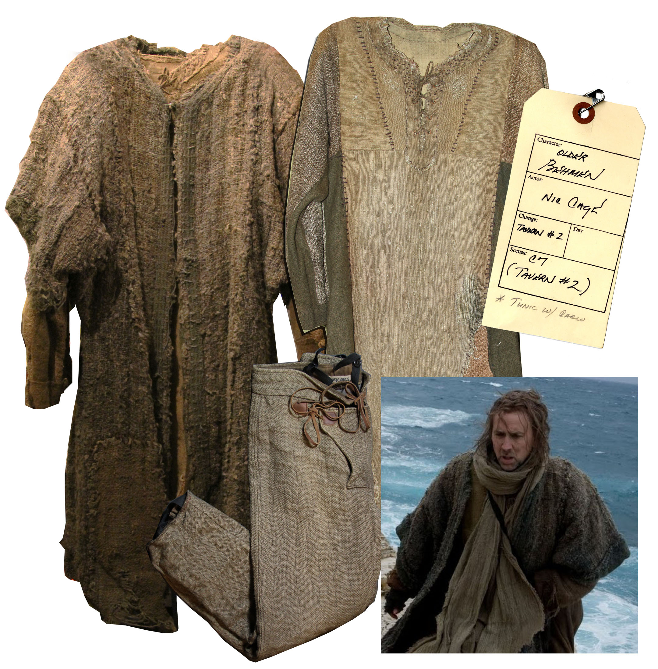 Lot Detail Nicolas Cage Costume From Thriller ''Season of The Witch''