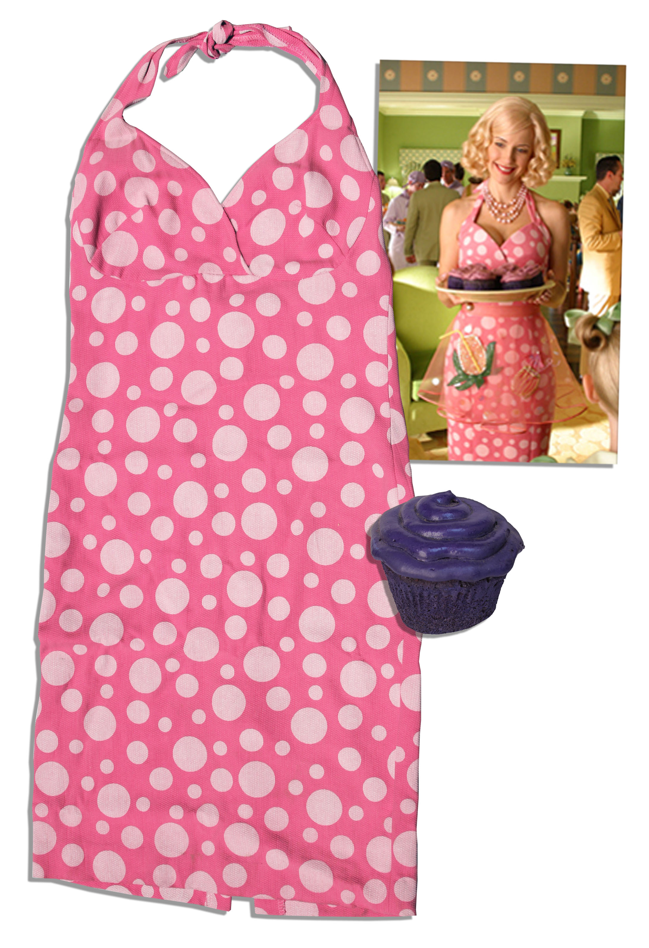 Lot Detail Kelly Preston ''Cat in the Hat'' Pink PolkaDot Dress