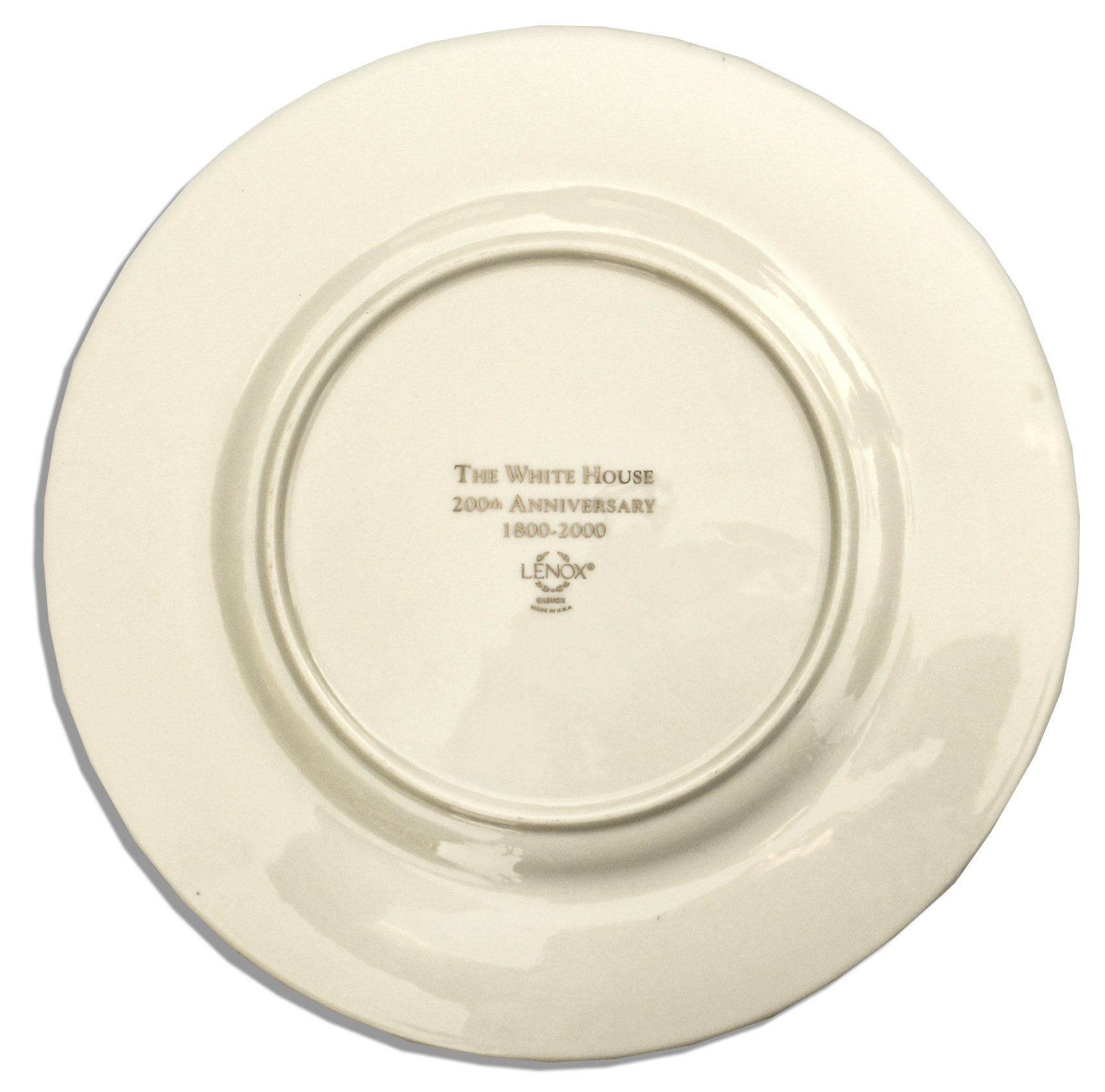 Lot Detail Clinton White House Used China Salad Plate by Lenox