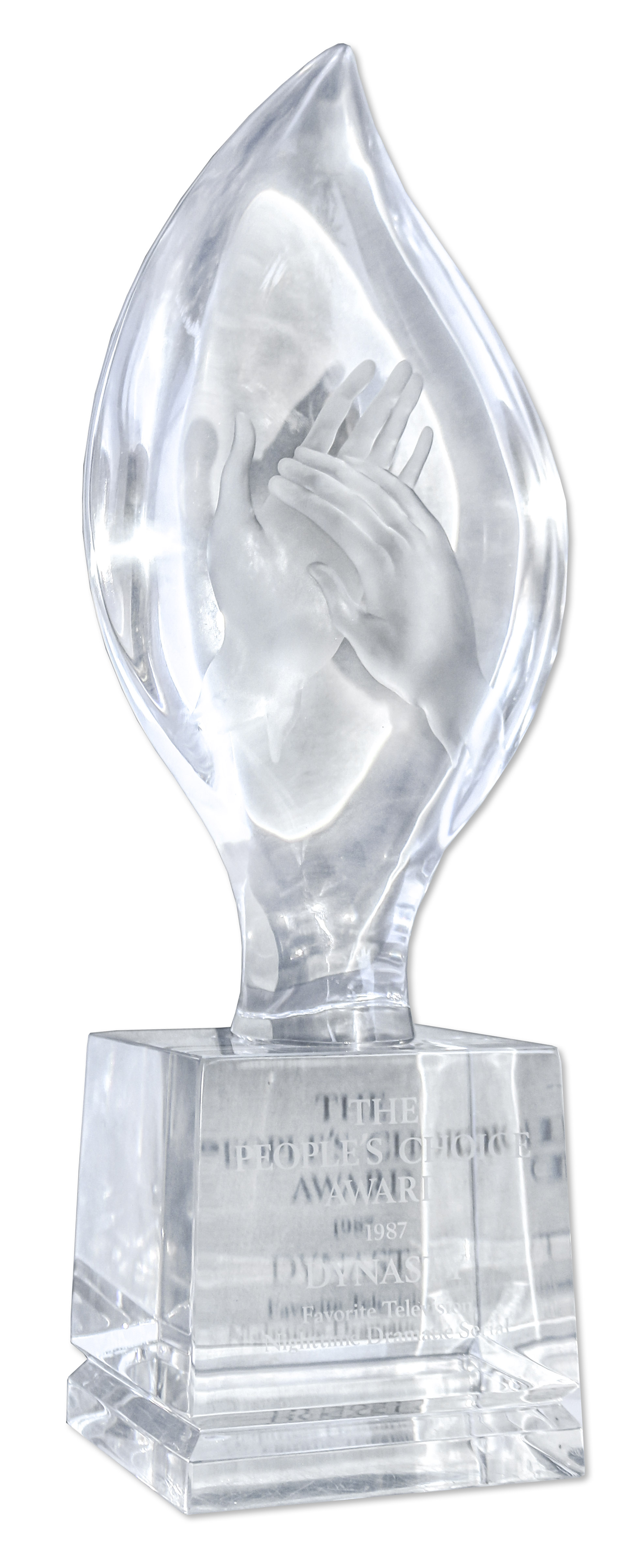 Lot Detail People's Choice Award Statue for ''Dynasty'' Awarded