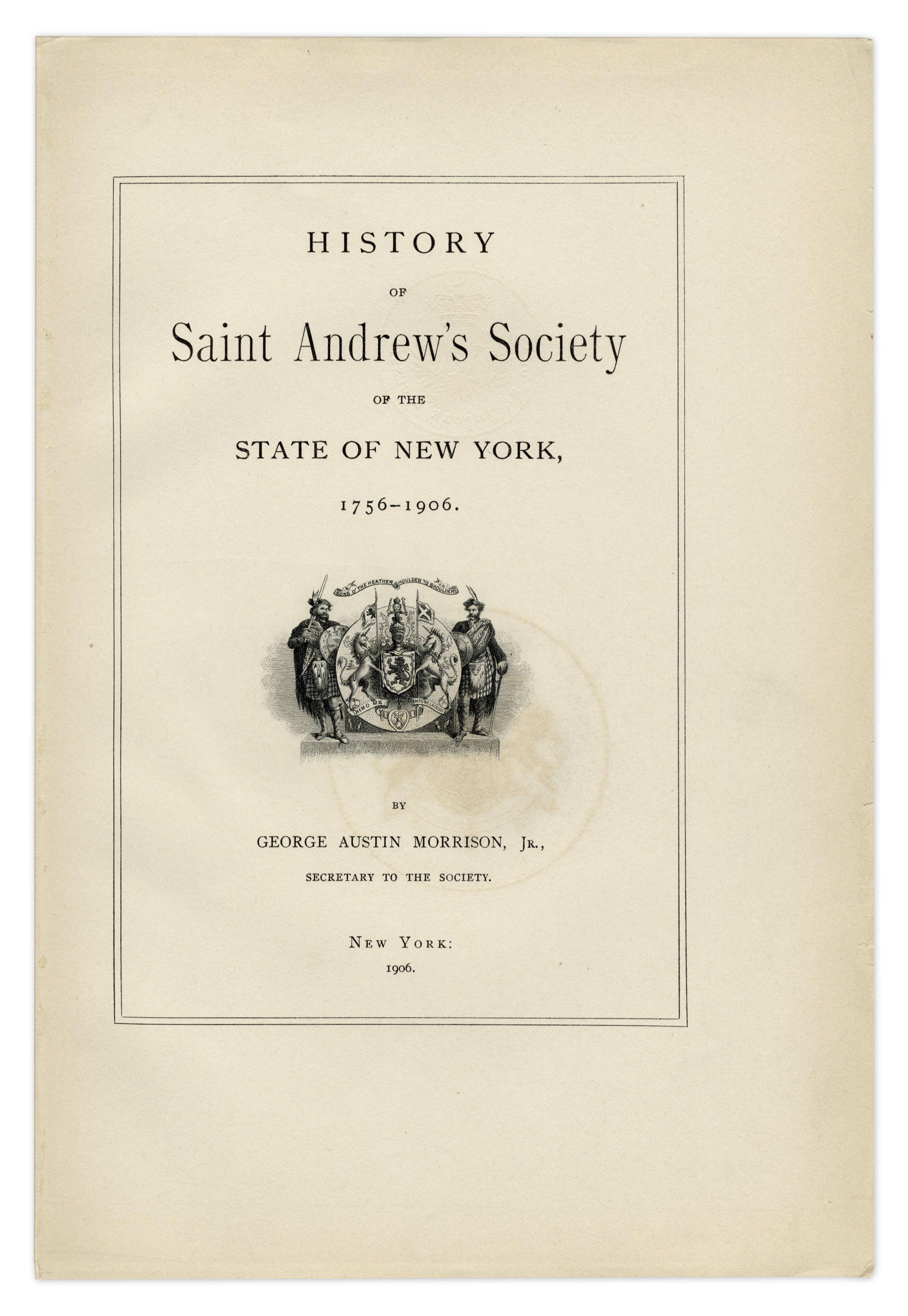 Lot Detail Andrew Carnegie Signed Book ''History of Saint Andrew's