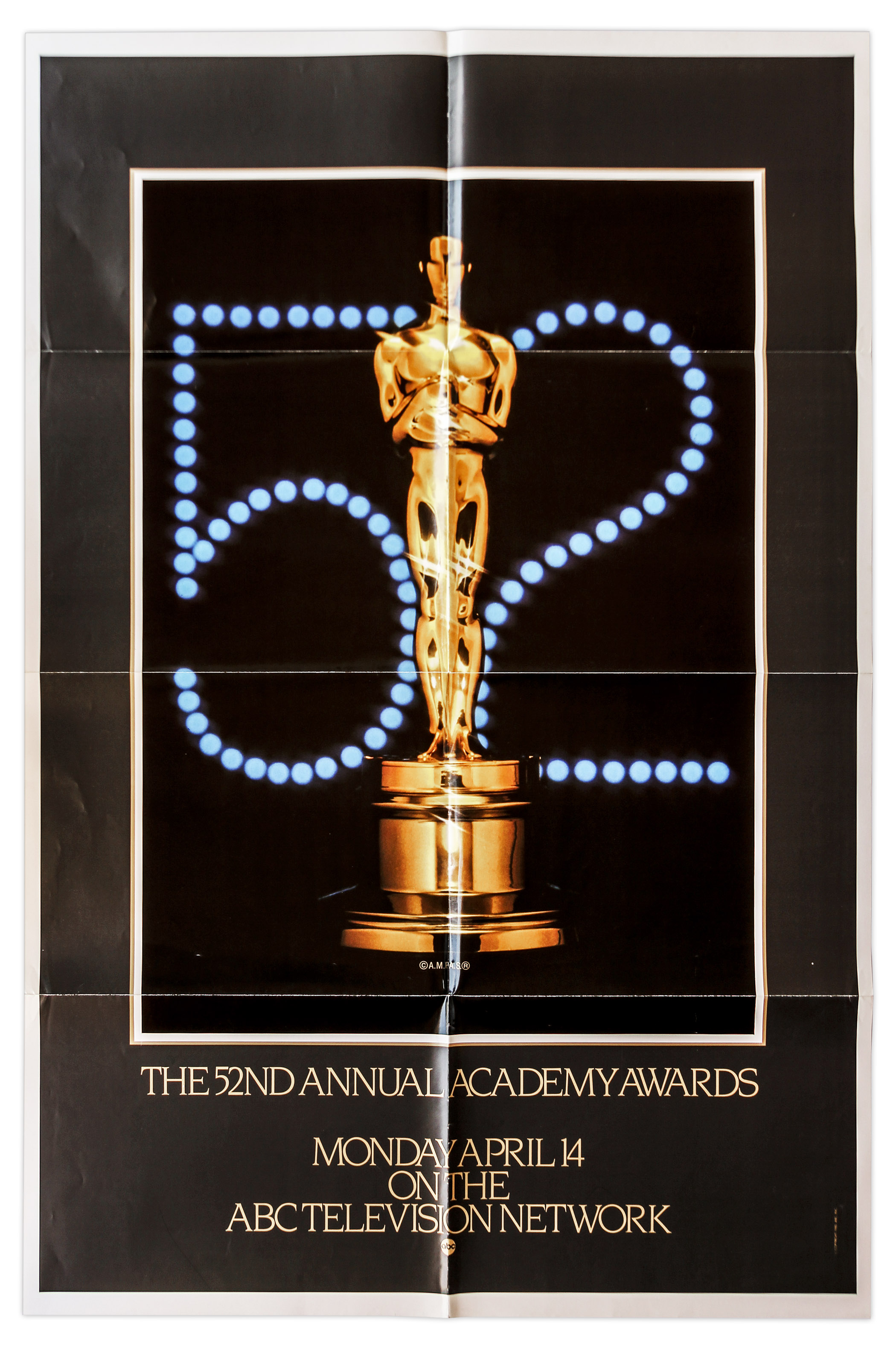 Lot Detail 52nd Academy Awards Poster From 1980