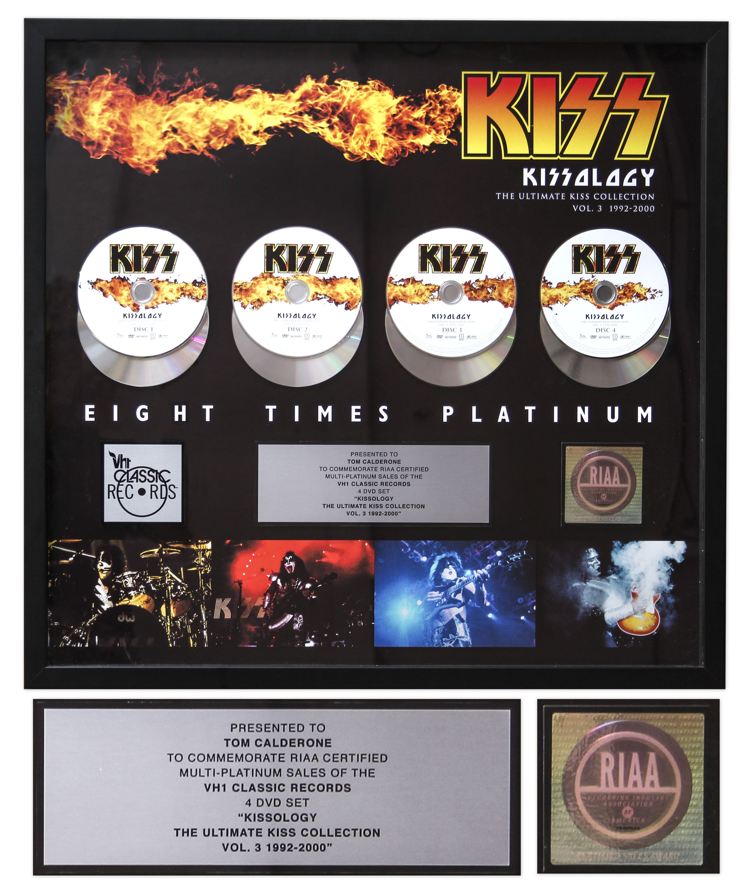 Lot Detail KISS RIAA MultiPlatinum DVD Award for ''Kissology The