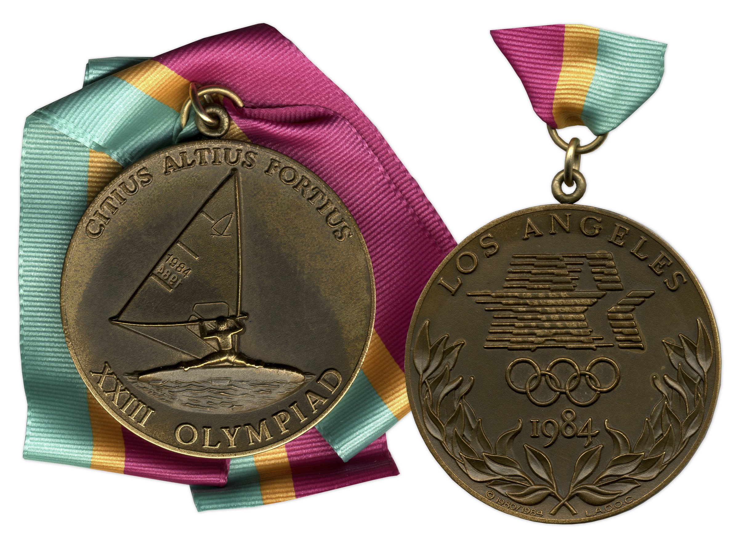 Lot Detail Bronze Medal From 1984 Summer Olympics, Held in Los Angeles