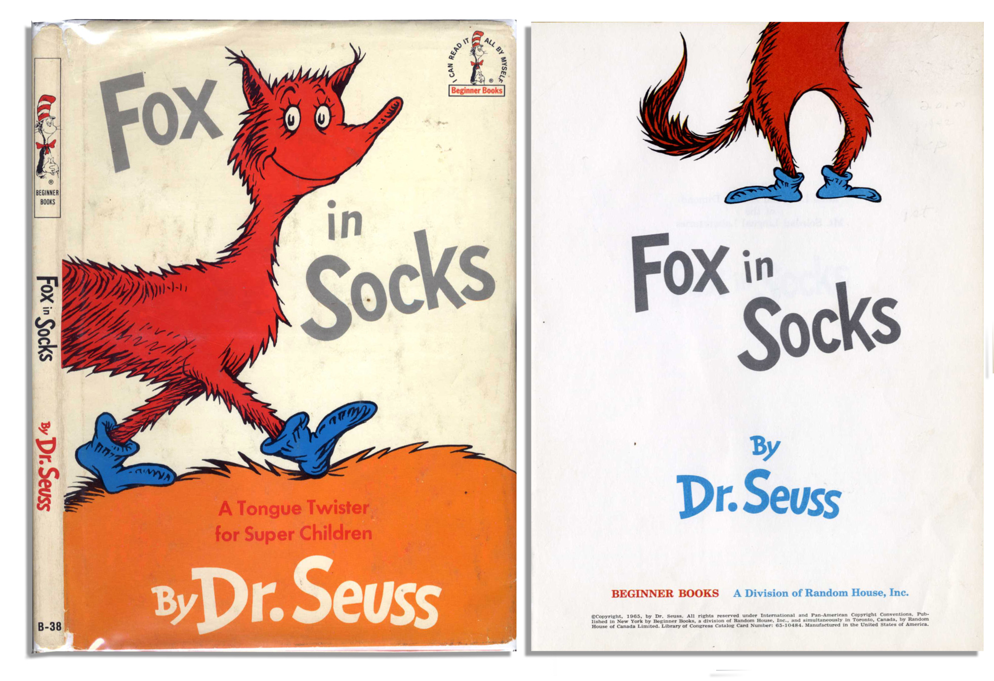 Lot Detail Dr. Seuss ''Fox in Socks'' First Edition, First Printing
