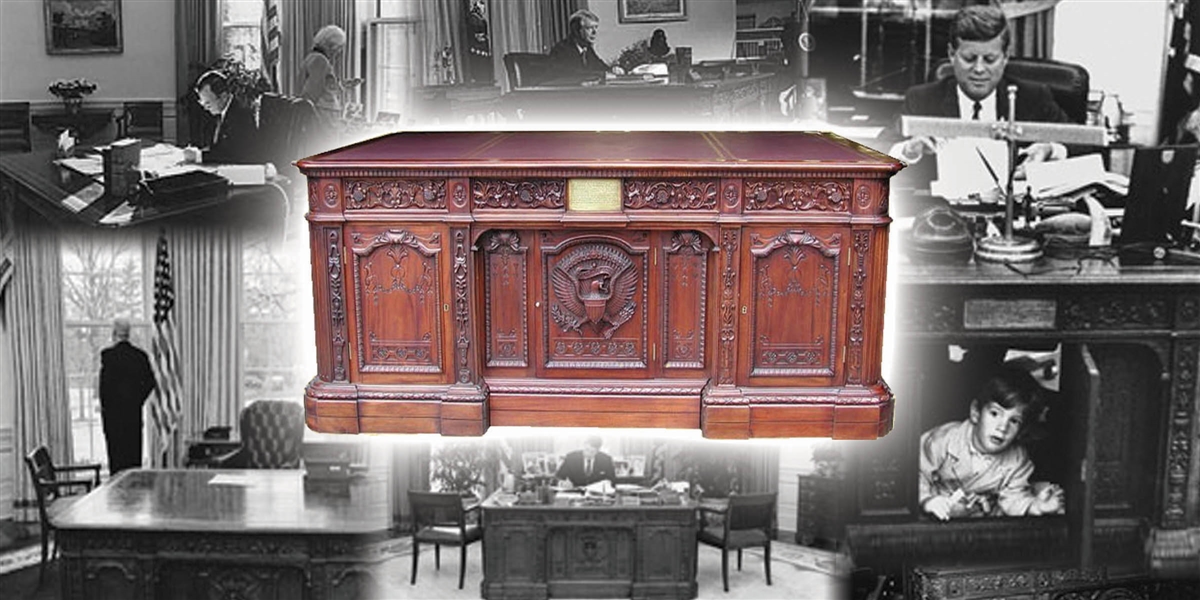 Lot Detail White House Presidential Desk Based on Original Used by