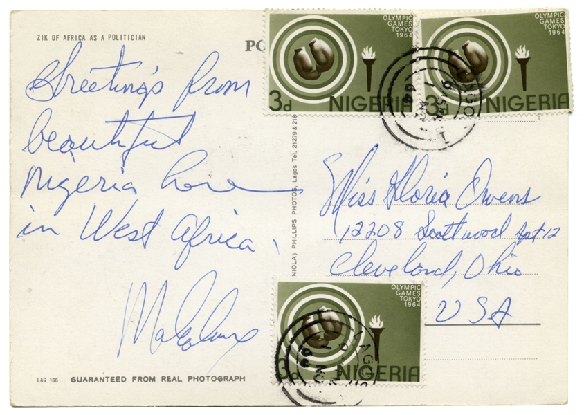Lot Detail Malcolm X Autograph Note Signed ''...from beautiful