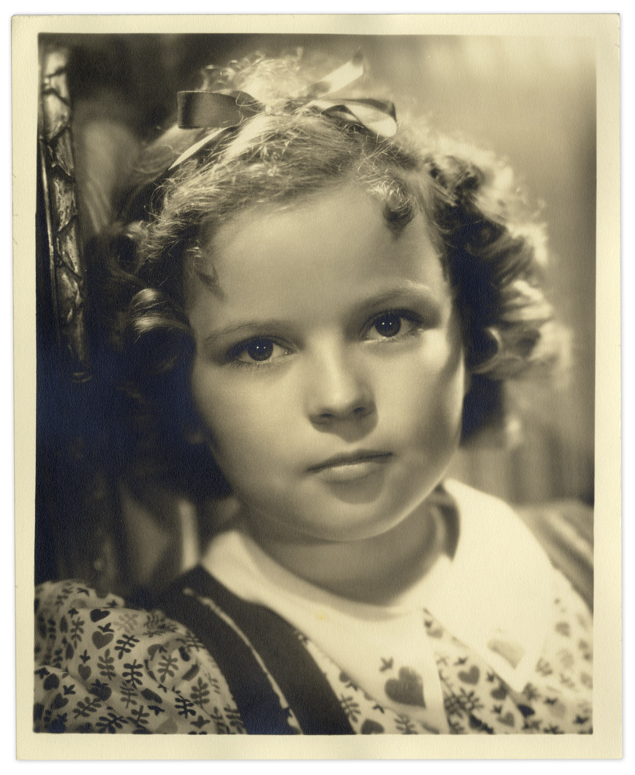 Lot Detail Shirley Temple ScreenWorn Heart Dress From 1938 Film
