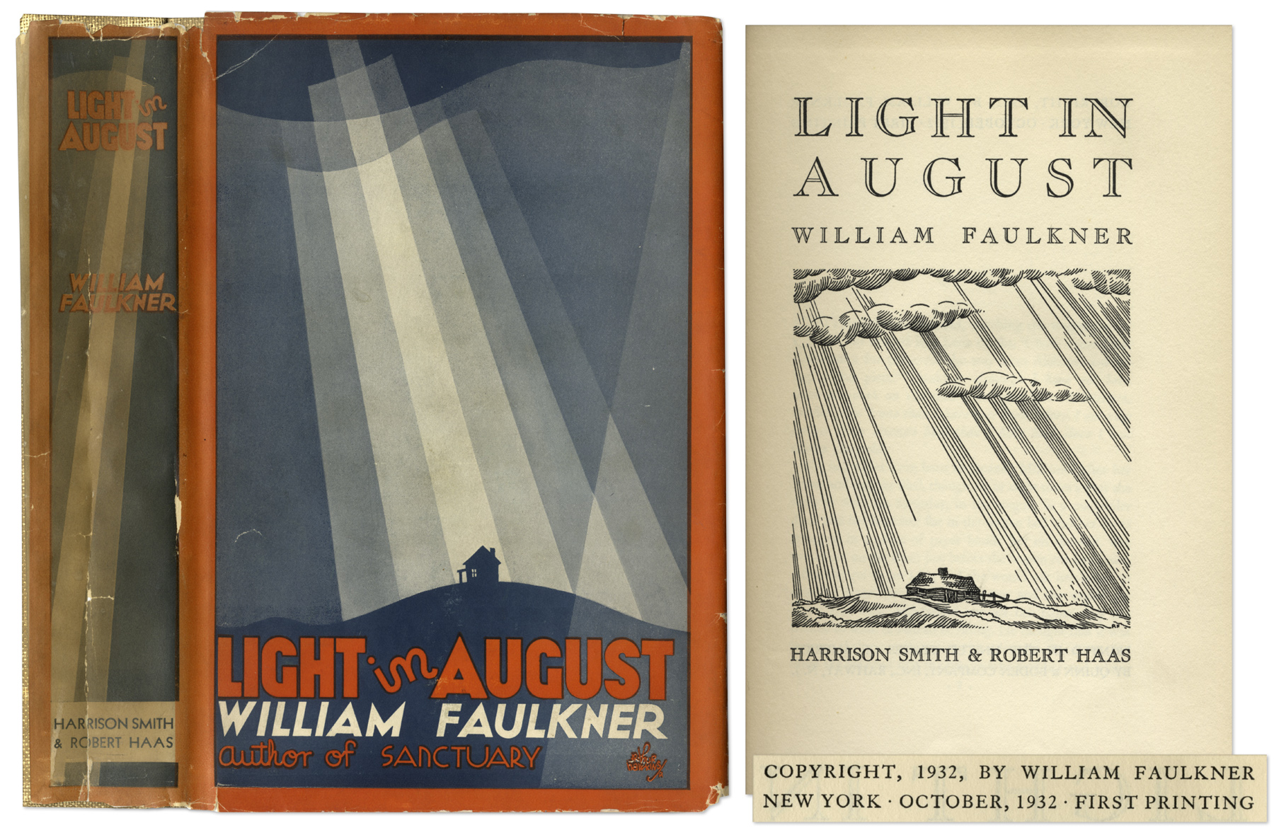 Lot Detail William Faulkner's ''Light in August'' First Edition