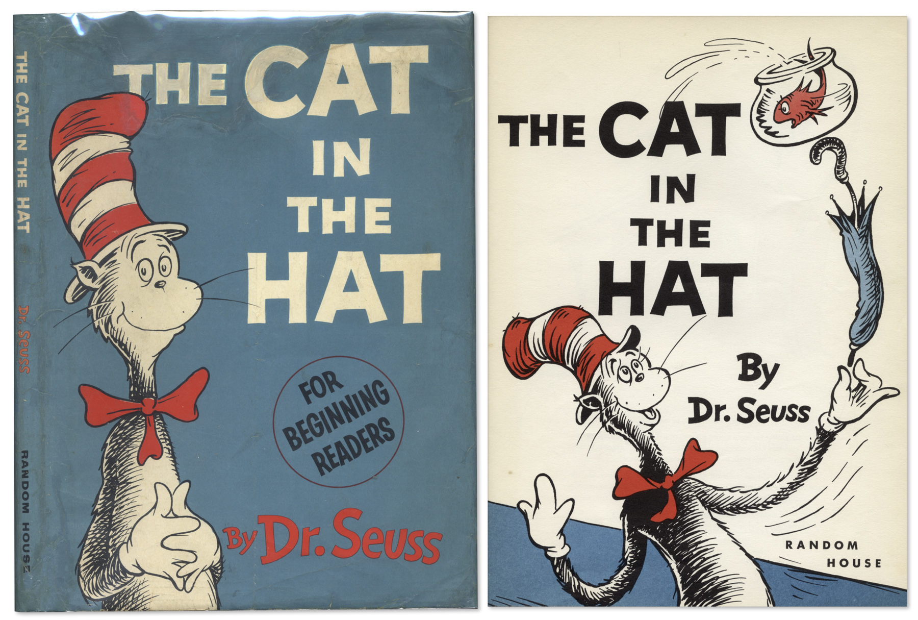 Lot Detail Dr. Seuss First Printing of ''The Cat in the