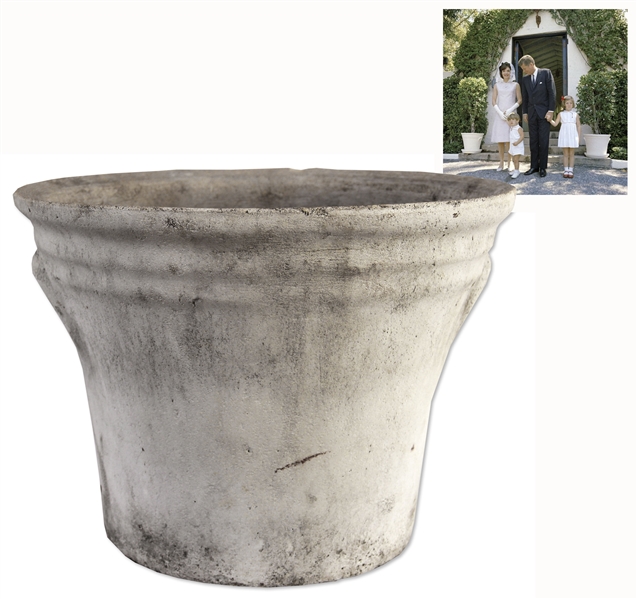 Item Detail Garden Planter Owned by JFK and Jackie Kennedy From