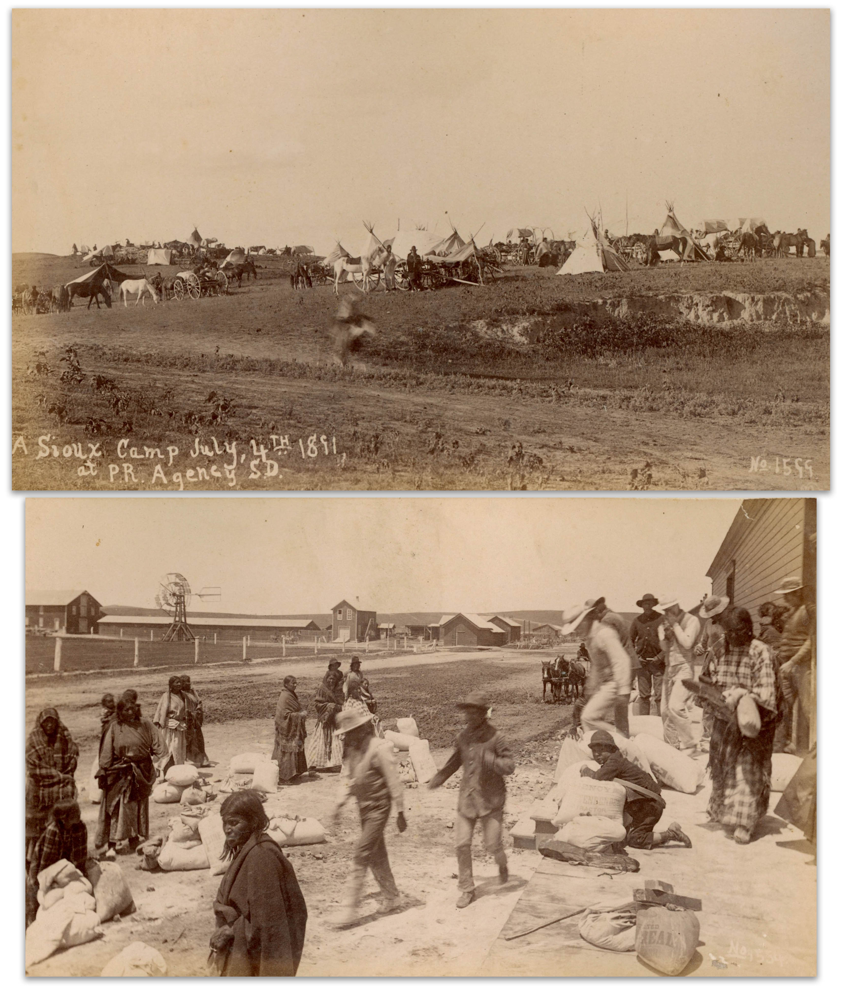 Item Detail Two Original Photographs From 189091, From the Time of