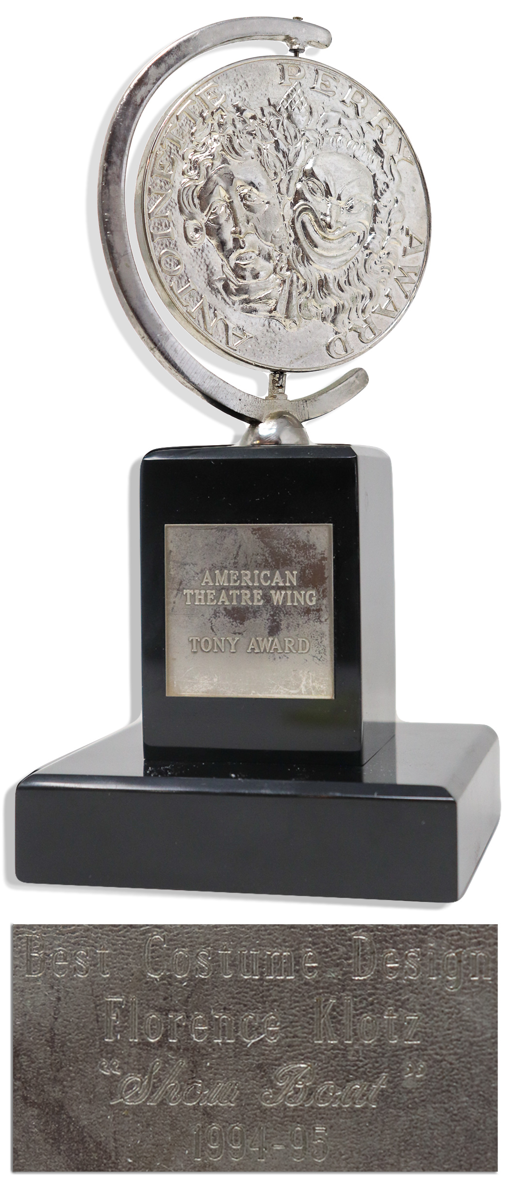 Lot Detail Tony Award for the Musical ''Show Boat'' in 1995