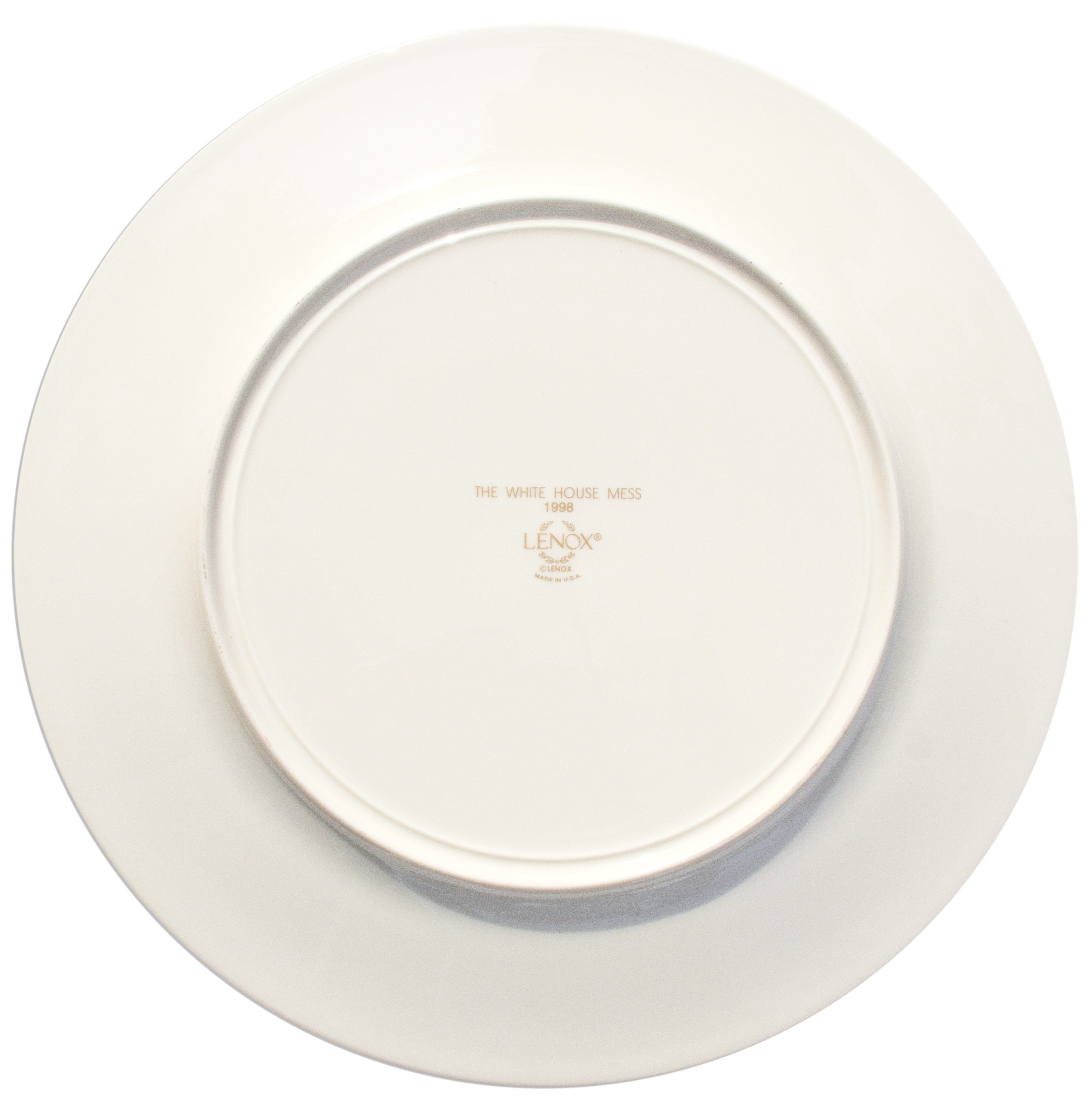 Lot Detail White House Dinner Plate From the Bill Clinton