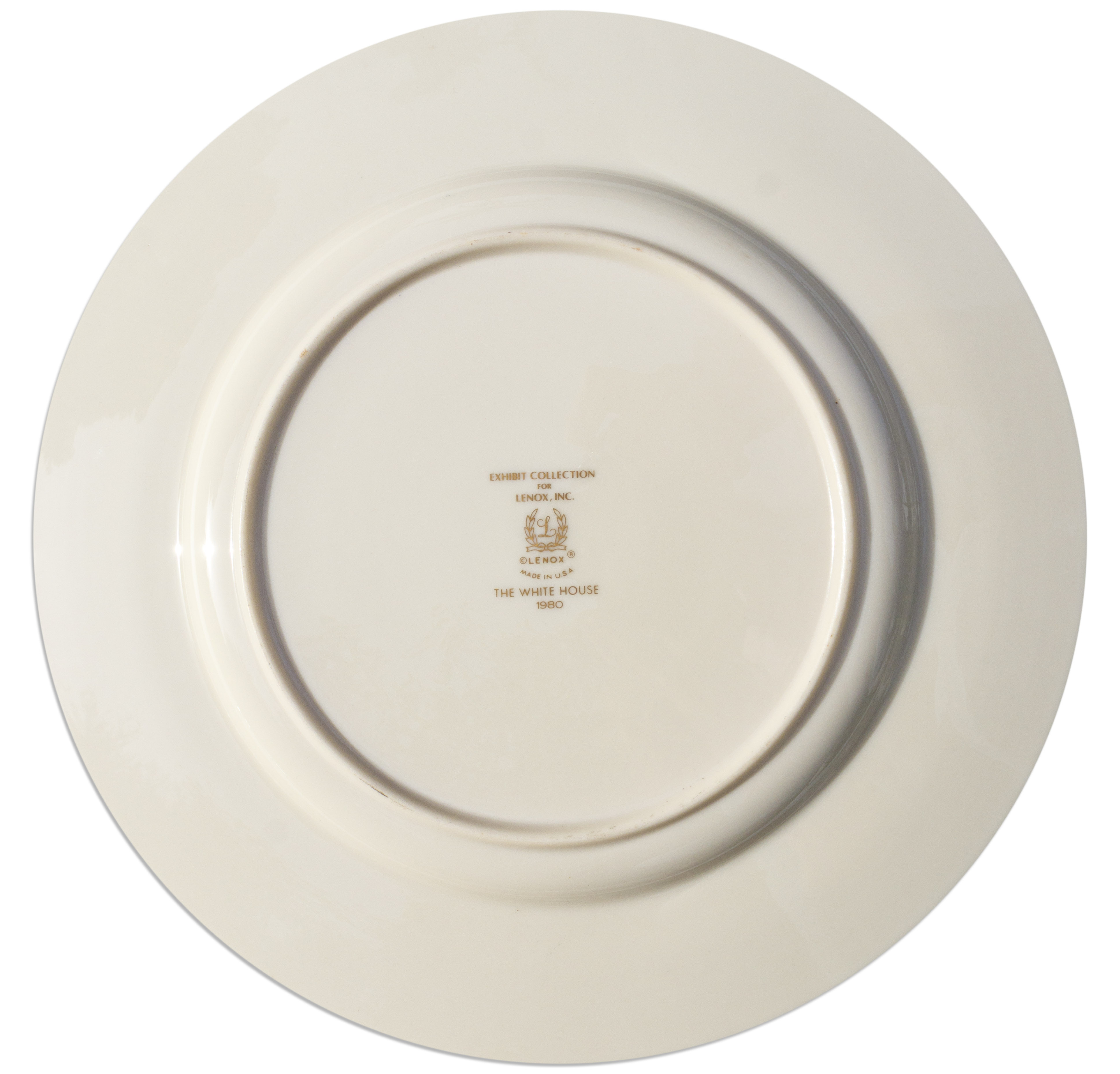 Lot Detail Jimmy Carter White House China Dinner Plate Made for State